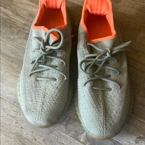 Adidas Yeezy Boost 350 V2 in Desert Sage and Orange